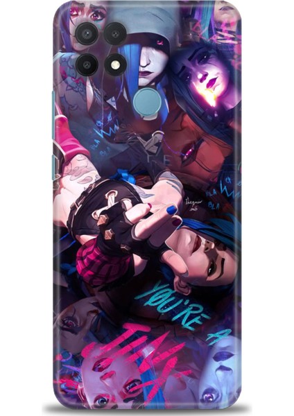 Oppo A15 Kılıf Hd Baskılı Kılıf + Seramik Tam Kaplayan Ekran Koruyucu 278