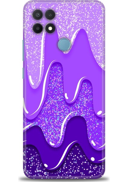 Oppo A15 Kılıf Hd Baskılı Kılıf + Seramik Tam Kaplayan Ekran Koruyucu 421
