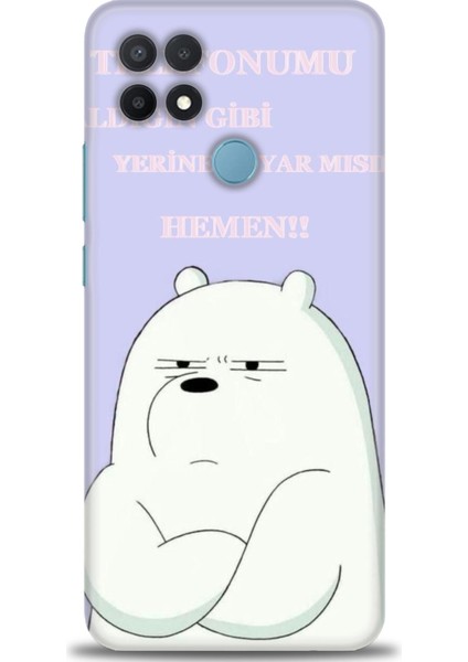 Oppo A15 Kılıf Hd Baskılı Kılıf + Seramik Tam Kaplayan Ekran Koruyucu 159