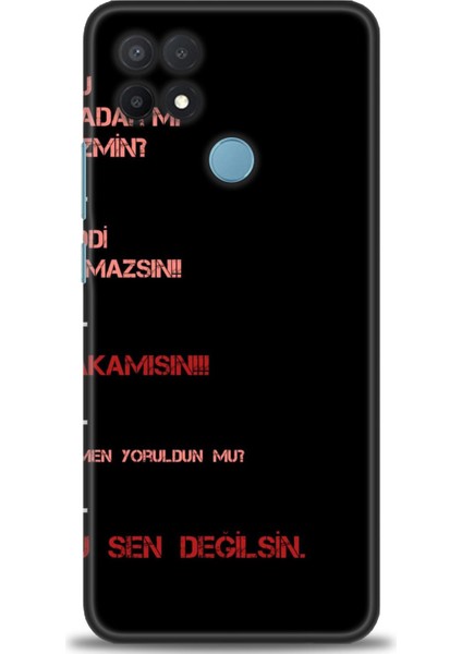 Oppo A15 Kılıf Hd Baskılı Kılıf + Seramik Tam Kaplayan Ekran Koruyucu 391