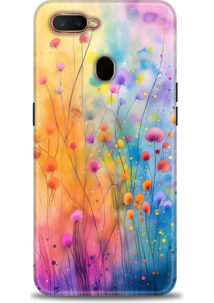 Oppo A12 Kılıf Hd Baskılı Kılıf + Seramik Tam Kaplayan Ekran Koruyucu 413