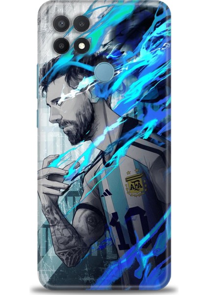 Oppo A15 Kılıf Hd Baskılı Kılıf + Seramik Tam Kaplayan Ekran Koruyucu 19