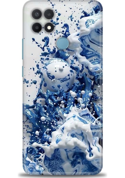 Oppo A15 Kılıf Hd Baskılı Kılıf + Seramik Tam Kaplayan Ekran Koruyucu 327