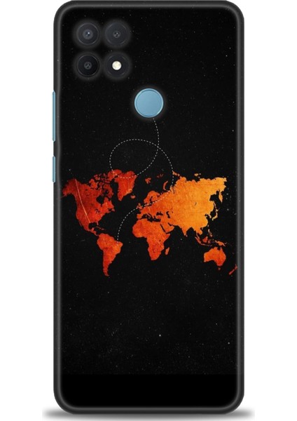 Oppo A15 Kılıf Hd Baskılı Kılıf + Seramik Tam Kaplayan Ekran Koruyucu 384