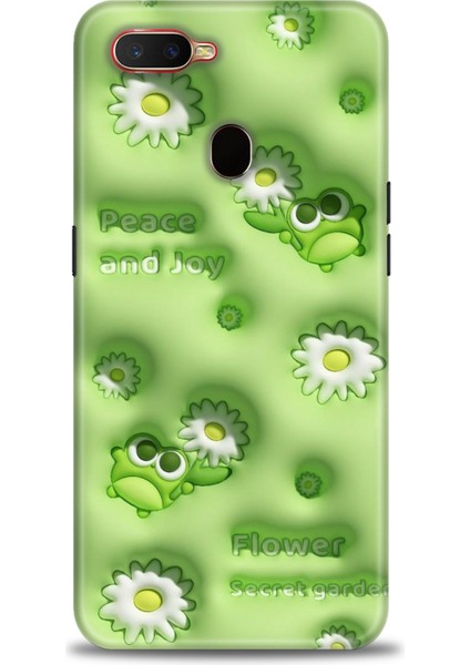 Oppo A12 Kılıf Hd Baskılı Kılıf + Seramik Tam Kaplayan Ekran Koruyucu 116