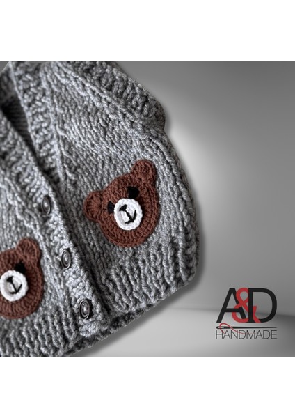 Ayıcıklı Bebek Yeleği>yelek>çocuk Giyim>bebek Hediyesi indirimleri