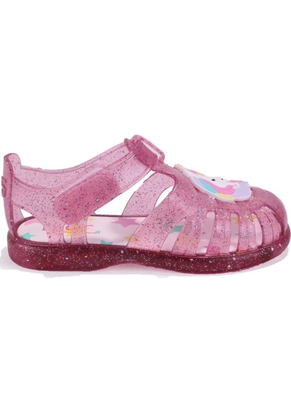 S10341 Tobby Unicornio Fuşya Şeffaf Ortopedik Günlük Kız Çocuk Sandalet fiyatları
