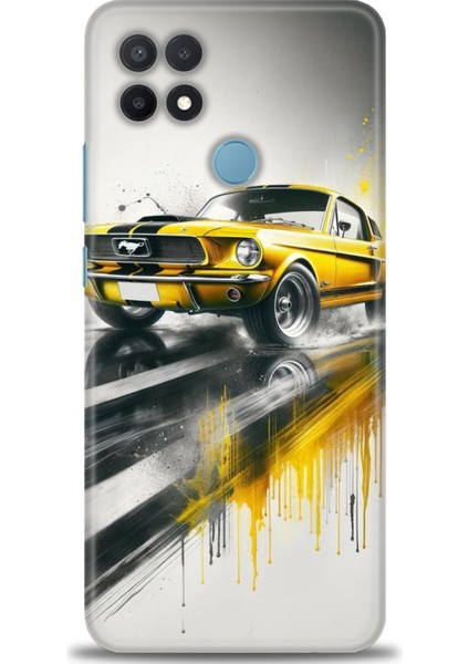 Oppo A15 Kılıf Hd Baskılı Kılıf + Seramik Tam Kaplayan Ekran Koruyucu 108