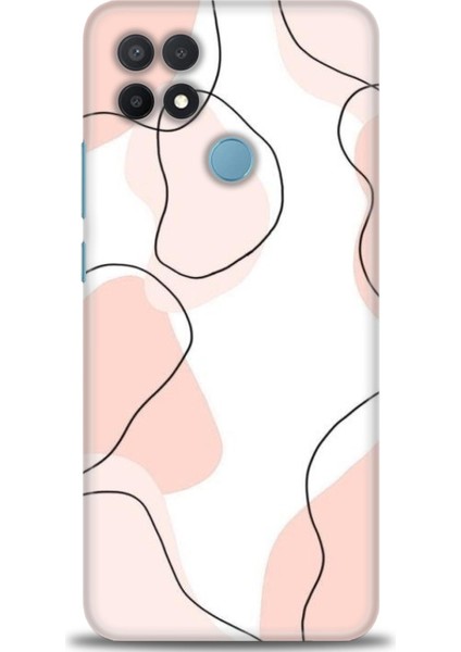 Oppo A15 Kılıf Hd Baskılı Kılıf + Seramik Tam Kaplayan Ekran Koruyucu 180