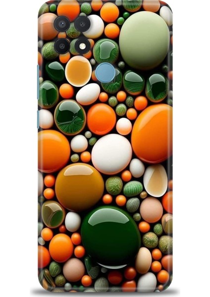 Oppo A15 Kılıf Hd Baskılı Kılıf + Seramik Tam Kaplayan Ekran Koruyucu 348