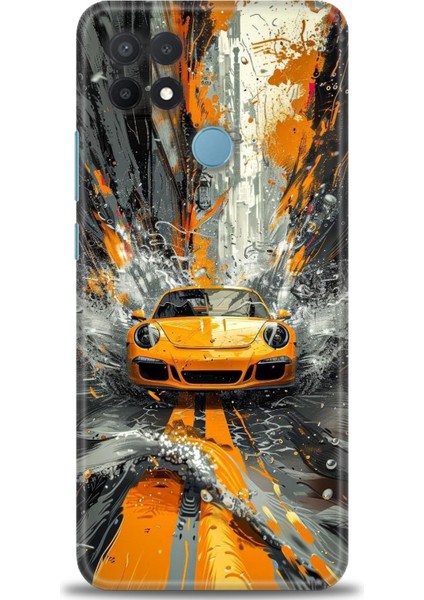 Oppo A15 Kılıf Hd Baskılı Kılıf + Seramik Tam Kaplayan Ekran Koruyucu 101