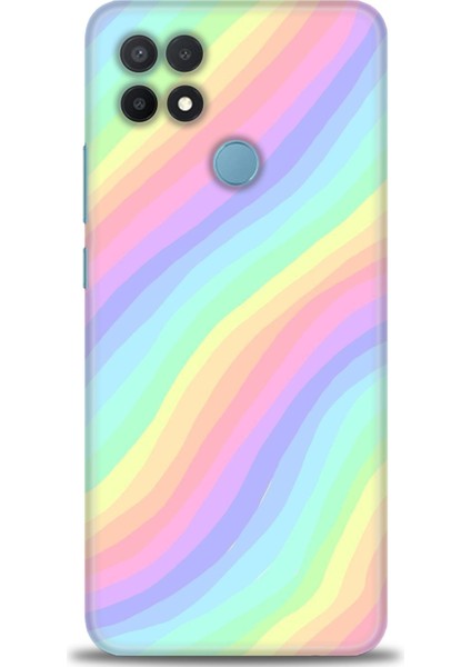 Oppo A15S Kılıf Hd Baskılı Kılıf + Seramik Tam Kaplayan Ekran Koruyucu 427