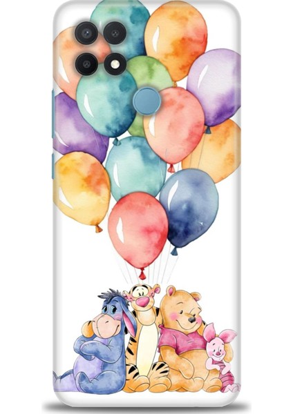 Oppo A15 Kılıf Hd Baskılı Kılıf + Seramik Tam Kaplayan Ekran Koruyucu 60