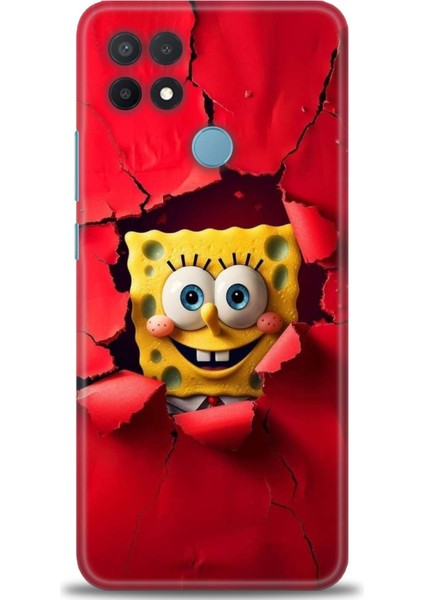 Oppo A15S Kılıf Hd Baskılı Kılıf + Seramik Tam Kaplayan Ekran Koruyucu 458