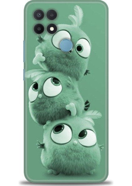 Oppo A15 Kılıf Hd Baskılı Kılıf + Seramik Tam Kaplayan Ekran Koruyucu 367