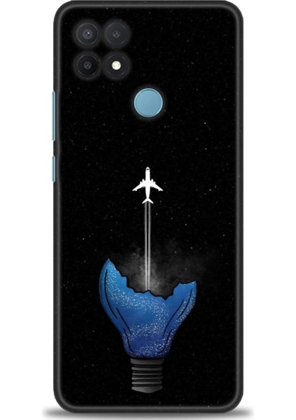 Oppo A15 Kılıf Hd Baskılı Kılıf + Seramik Tam Kaplayan Ekran Koruyucu 383