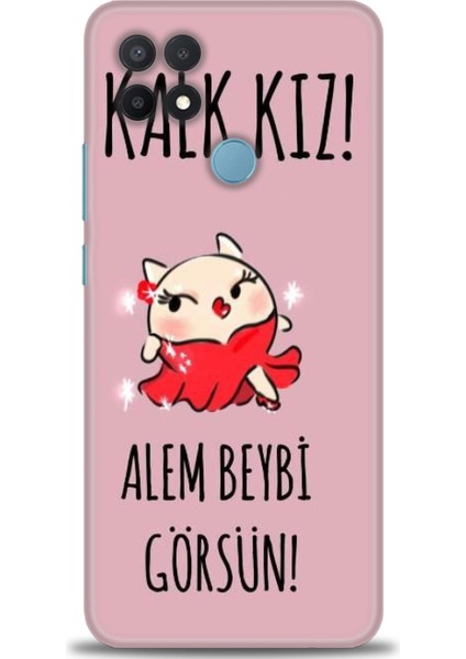 Oppo A15 Kılıf Hd Baskılı Kılıf + Seramik Tam Kaplayan Ekran Koruyucu 165