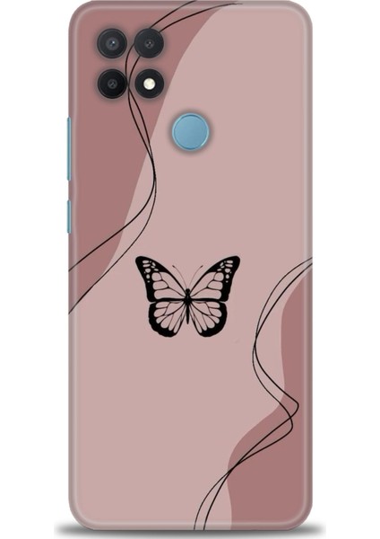 Oppo A15 Kılıf Hd Baskılı Kılıf + Seramik Tam Kaplayan Ekran Koruyucu 183