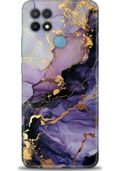 Oppo A15 Kılıf Hd Baskılı Kılıf + Seramik Tam Kaplayan Ekran Koruyucu 315