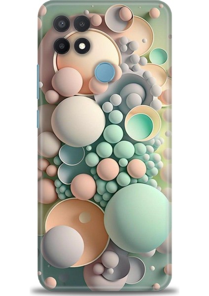 Oppo A15 Kılıf Hd Baskılı Kılıf + Seramik Tam Kaplayan Ekran Koruyucu 347