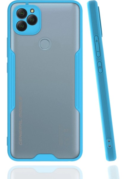 General Mobile Gm 22 Kılıf Platin Silikon - Mavi Zrnet