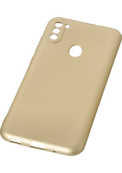 Samsung Galaxy A11 Kılıf First Silikon - Gold Zrnet modelleri