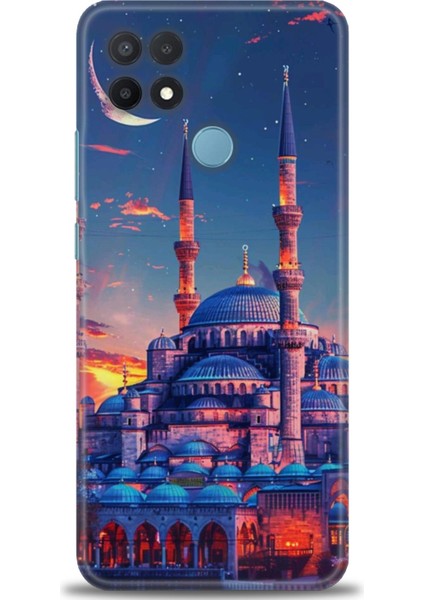 Oppo A15 Kılıf Hd Baskılı Kılıf + Seramik Tam Kaplayan Ekran Koruyucu 227