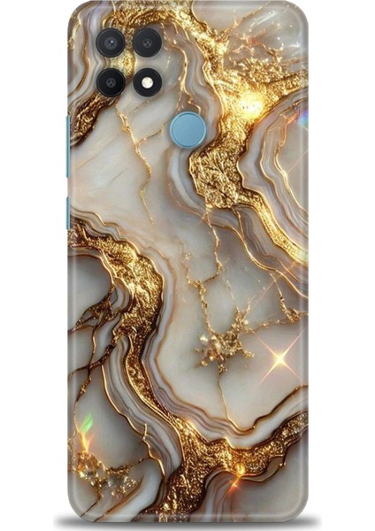 Oppo A15 Kılıf Hd Baskılı Kılıf + Seramik Tam Kaplayan Ekran Koruyucu 313