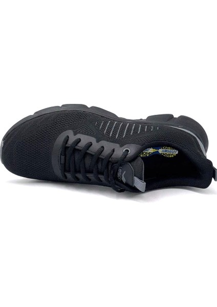 Meru Flex Phlon Hafif Taban Bağcıklı Spor Ayakkabı Siyah indirimleri