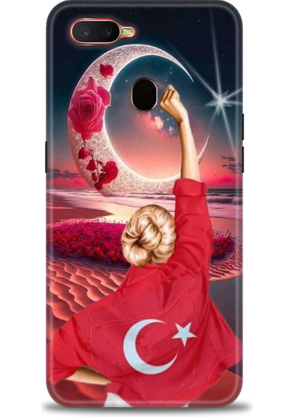 Oppo A12 Kılıf Hd Baskılı Kılıf + Seramik Tam Kaplayan Ekran Koruyucu 249