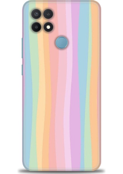 Oppo A15 Kılıf Hd Baskılı Kılıf + Seramik Tam Kaplayan Ekran Koruyucu 428