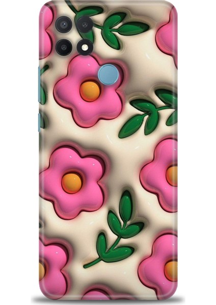 Oppo A15 Kılıf Hd Baskılı Kılıf + Seramik Tam Kaplayan Ekran Koruyucu 111