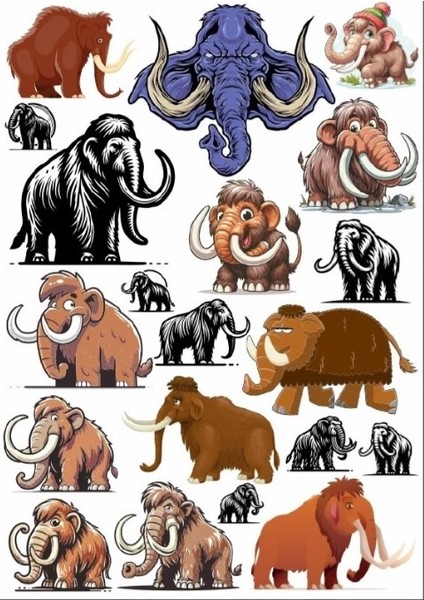 Mamut Sticker Set