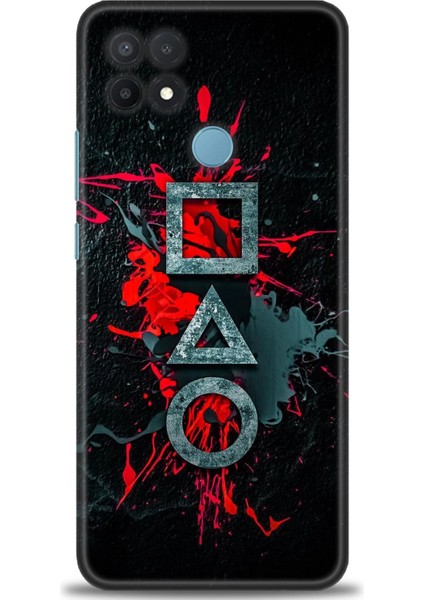 Oppo A15 Kılıf Hd Baskılı Kılıf + Seramik Tam Kaplayan Ekran Koruyucu 281