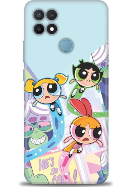 Oppo A15 Kılıf Hd Baskılı Kılıf + Seramik Tam Kaplayan Ekran Koruyucu 124