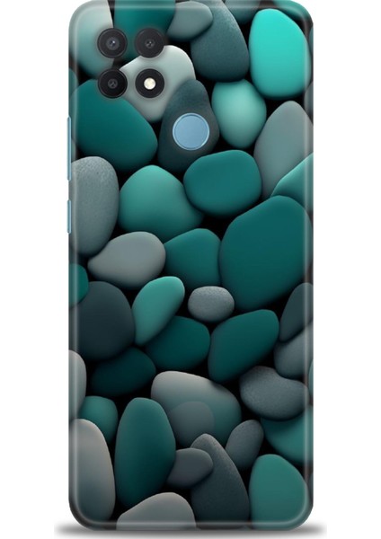 Oppo A15 Kılıf Hd Baskılı Kılıf + Seramik Tam Kaplayan Ekran Koruyucu 346