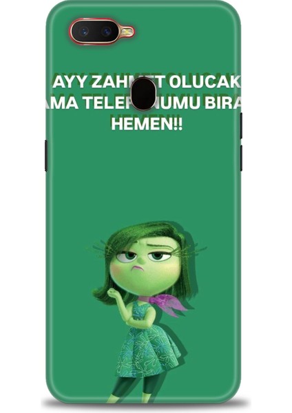 Oppo A5S Kılıf Hd Baskılı Kılıf + Seramik Tam Kaplayan Ekran Koruyucu 154