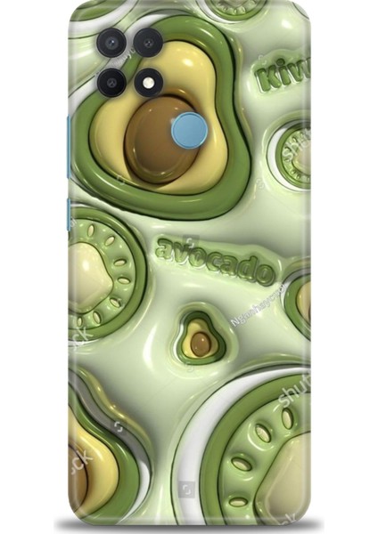 Oppo A15S Kılıf Hd Baskılı Kılıf + Seramik Tam Kaplayan Ekran Koruyucu 114