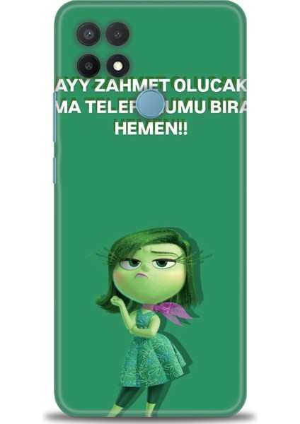 Oppo A15S Kılıf Hd Baskılı Kılıf + Seramik Tam Kaplayan Ekran Koruyucu 154