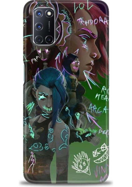 Oppo A72 Kılıf Hd Baskılı Kılıf + Seramik Tam Kaplayan Ekran Koruyucu 272
