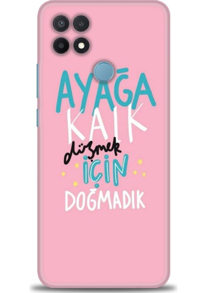 Oppo A15S Kılıf Hd Baskılı Kılıf + Seramik Tam Kaplayan Ekran Koruyucu 161