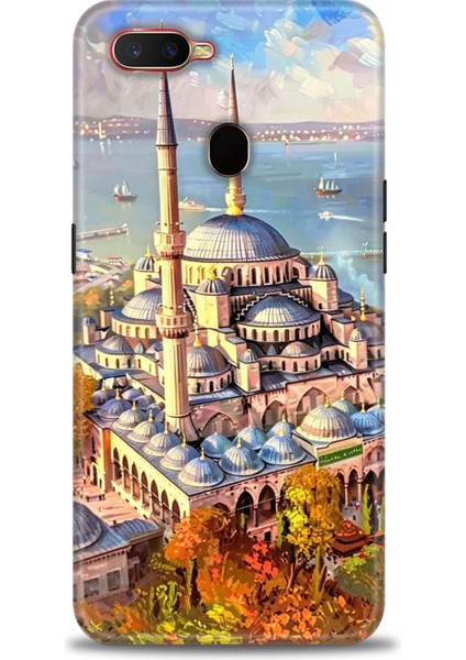 Oppo A5S Kılıf Hd Baskılı Kılıf + Seramik Tam Kaplayan Ekran Koruyucu 226