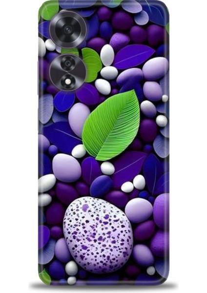 Oppo A60 Kılıf Hd Baskılı Kılıf + Seramik Tam Kaplayan Ekran Koruyucu 341