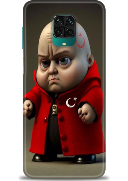 Xiaomi Redmi Note 9s Hd Baskılı Kılıf + Seramik Tam Kaplayan Ekran Koruyucu 245