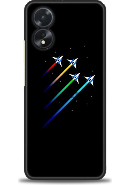 Oppo A38 Kılıf Hd Baskılı Kılıf + Seramik Tam Kaplayan Ekran Koruyucu 389
