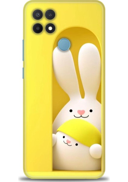 Oppo A15 Kılıf Hd Baskılı Kılıf + Seramik Tam Kaplayan Ekran Koruyucu 72