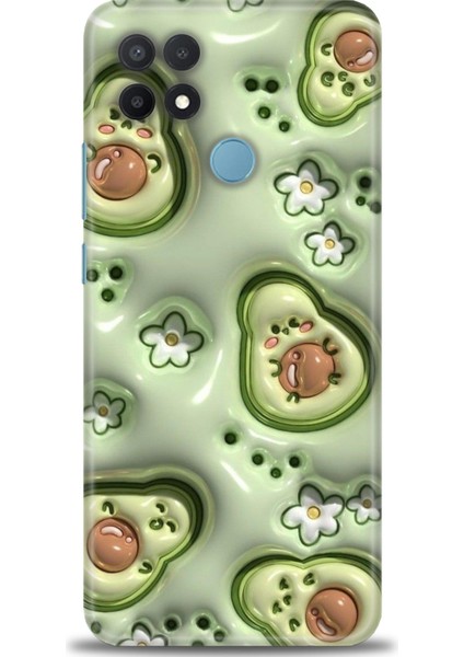 Oppo A15S Kılıf Hd Baskılı Kılıf + Seramik Tam Kaplayan Ekran Koruyucu 112