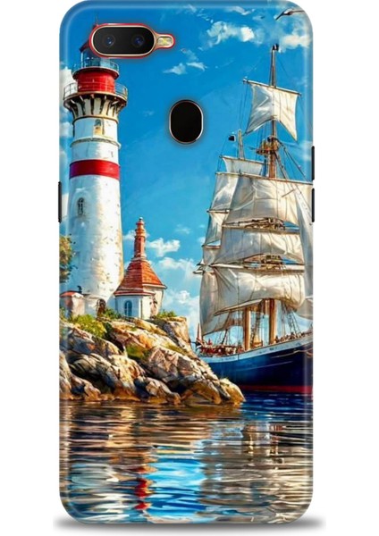 Oppo A5S Kılıf Hd Baskılı Kılıf + Seramik Tam Kaplayan Ekran Koruyucu 239