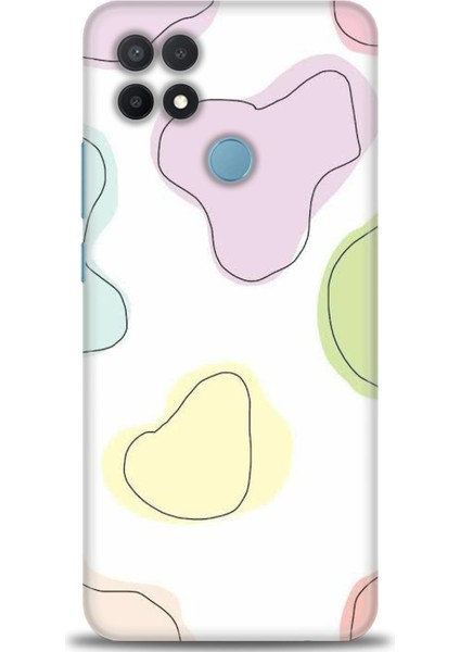 Oppo A15S Kılıf Hd Baskılı Kılıf + Seramik Tam Kaplayan Ekran Koruyucu 174