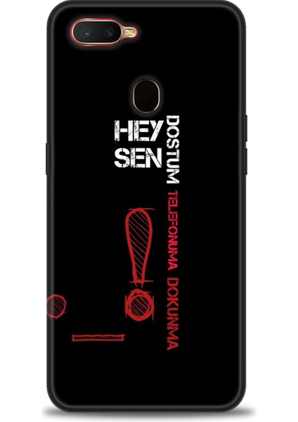 Oppo A5S Kılıf Hd Baskılı Kılıf + Seramik Tam Kaplayan Ekran Koruyucu 392
